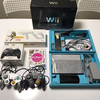 ウィー(Wii)のWii本体 セット(家庭用ゲーム機本体)