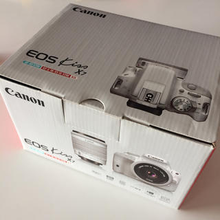 キヤノン(Canon)の新品 Canon EOS kiss x7 レンズキット ホワイト(デジタル一眼)