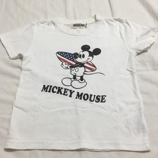 Disney(ディズニー)のDISNEY ディズニー キッズ Tシャツ 110 ホワイトTシャツ キッズ/ベビー/マタニティのキッズ服男の子用(90cm~)(Tシャツ/カットソー)の商品写真