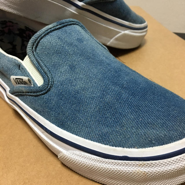 VANS(ヴァンズ)のVANS スリッポン 22cm キッズ/ベビー/マタニティのキッズ靴/シューズ(15cm~)(スリッポン)の商品写真