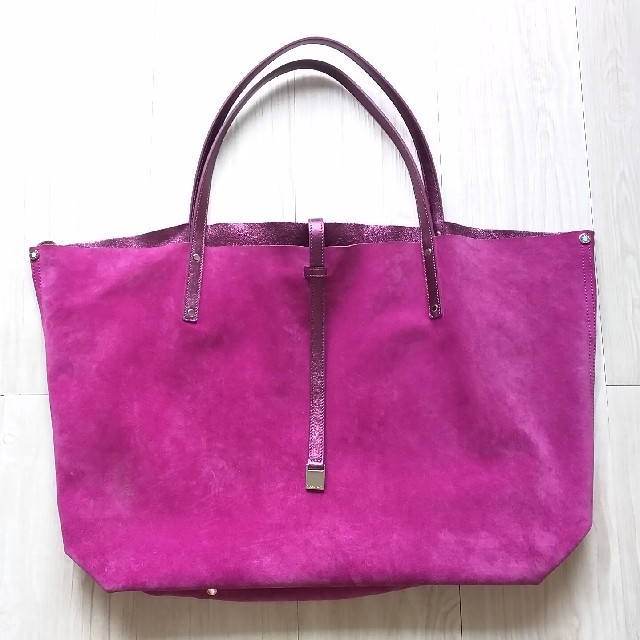 Tiffany & Co.(ティファニー)の激安本物Tiffanyティファニートートバッグピンク本皮美品 レディースのバッグ(トートバッグ)の商品写真