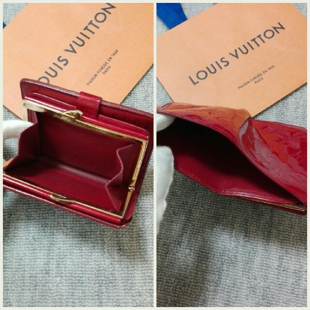 LOUIS VUITTON(ルイヴィトン)の【正規品】ルイヴィトン　がま口財布　ヴェルニ レディースのファッション小物(財布)の商品写真