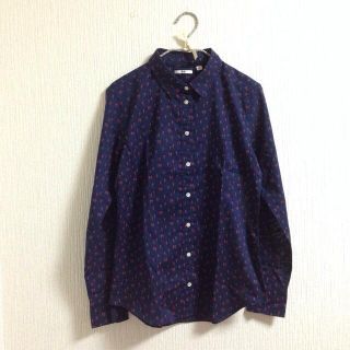 ユニクロ(UNIQLO)の【未使用】ユニクロ＊花柄シャツ(シャツ/ブラウス(長袖/七分))