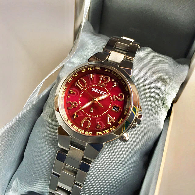 SEIKO(セイコー)の【新品】セイコー ルキア ラッキーパスポート チタン 電波時計 （クロスシー） レディースのファッション小物(腕時計)の商品写真