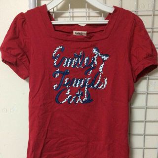 エミリーテンプルキュート(Emily Temple cute)のエミリーテンプルキュート☆Tシャツ☆赤(Tシャツ(半袖/袖なし))