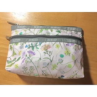 レスポートサック(LeSportsac)の【美品/送料無料】レスポートサック 花柄 ポーチ(ポーチ)