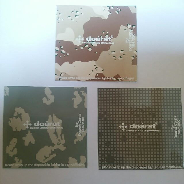 DOARAT(ドゥアラット)のドゥアラットステッカー3枚セット メンズのファッション小物(その他)の商品写真
