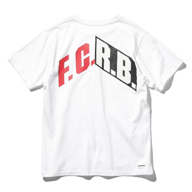 F.C.R.B. STRADDLE LOGO S/S TOUR TEE 黒L