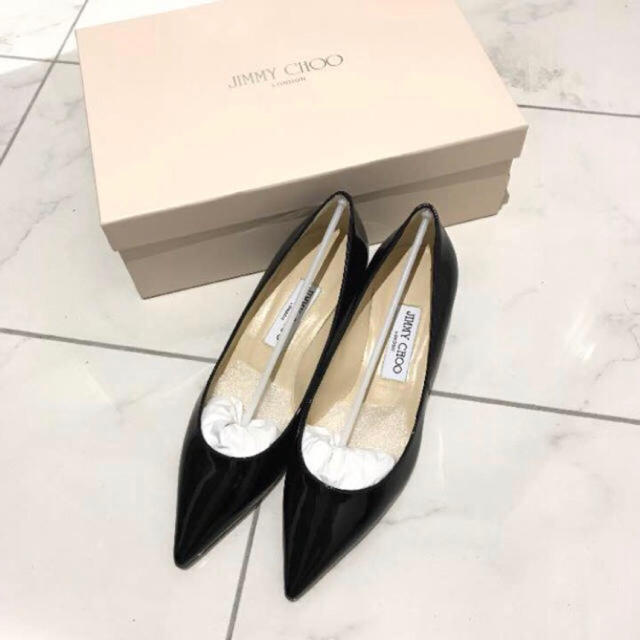 JIMMY CHOO(ジミーチュウ)の定価72360円大特価‼︎ ジミーチュウ ローヒールパンプス レディースの靴/シューズ(ハイヒール/パンプス)の商品写真