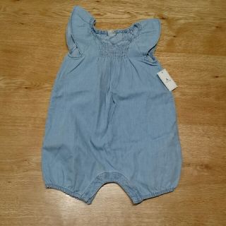 ベビーギャップ(babyGAP)のbabygap ベビーギャップ デニム サロペット 90(ワンピース)