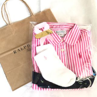 ラルフローレン(Ralph Lauren)のギフトsale！！新作☆ラルフローレン ワンピース&靴下12M(ワンピース)