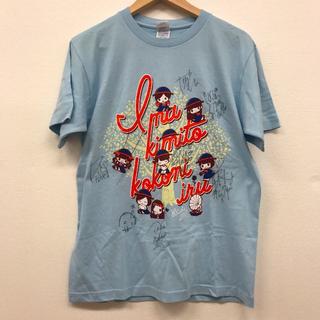 私立恵比寿中学サイン入りTシャツ　ももクロフリル(アイドルグッズ)