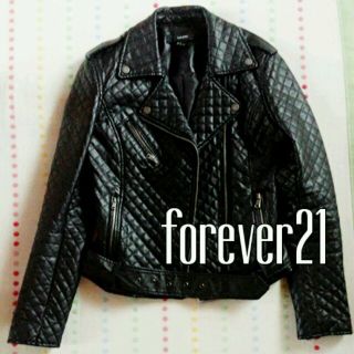 フォーエバートゥエンティーワン(FOREVER 21)の*ﾗｲﾀﾞｰｽｼﾞｬｹｯﾄ*(ライダースジャケット)