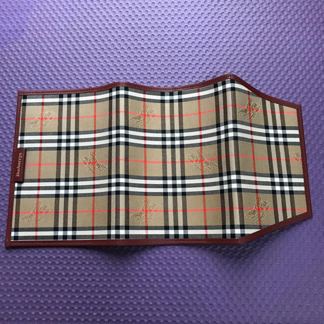 BURBERRY(バーバリー)のバーバリー  ブックカバー ハンドメイドの文具/ステーショナリー(ブックカバー)の商品写真