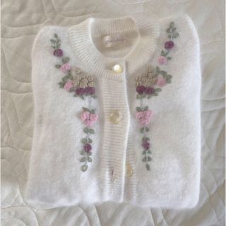 vintage knit cardigan(カーディガン)