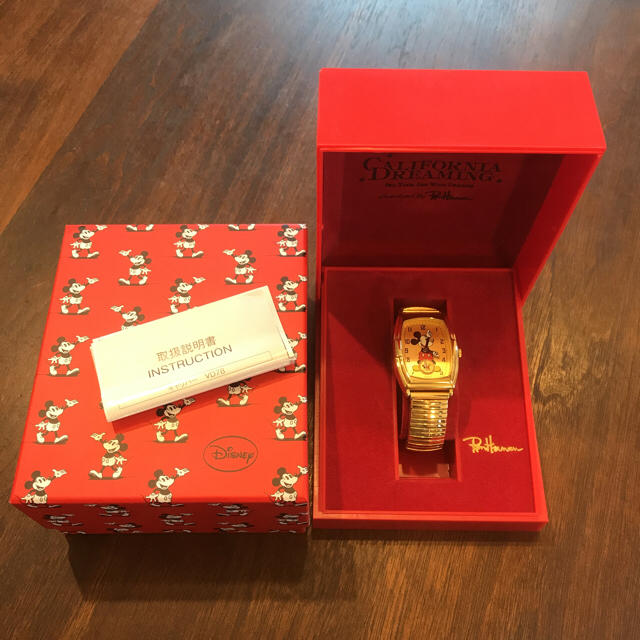美品 希少 ronherman ロンハーマン ミッキー 復刻 時計 | www.jarussi