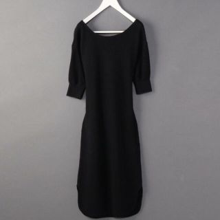 ビューティアンドユースユナイテッドアローズ(BEAUTY&YOUTH UNITED ARROWS)の6(ROKU)＞THERMAL BACK TWIST ONE PIECE(ひざ丈ワンピース)