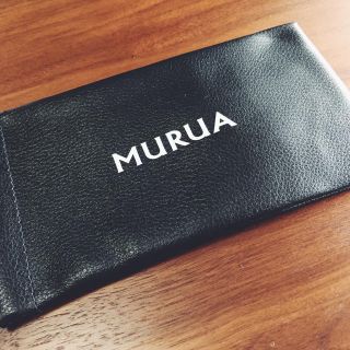 ムルーア(MURUA)のMURUA ムルーア メガネケース 新品未使用 メガネ拭き付き(ポーチ)