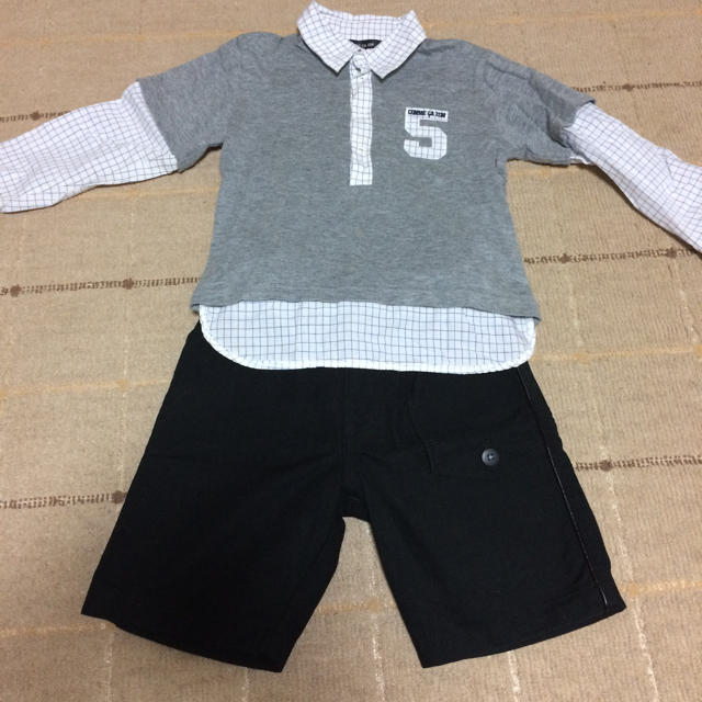 COMME CA ISM(コムサイズム)のコムサシャツ100 キッズ/ベビー/マタニティのキッズ服男の子用(90cm~)(ブラウス)の商品写真