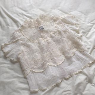 ロキエ(Lochie)のvintage ❤︎ レース ブラウス(シャツ/ブラウス(半袖/袖なし))