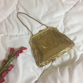 ロキエ(Lochie)のoroton vintage gold chain bag.(ハンドバッグ)