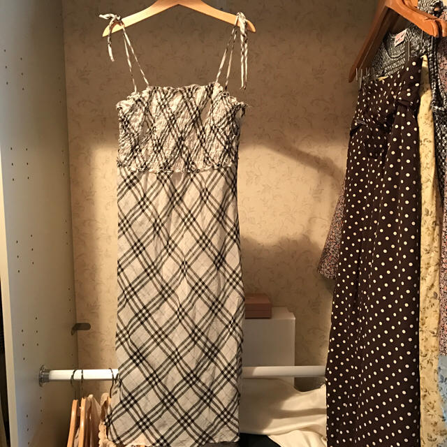 BURBERRY(バーバリー)のBurberry camisole onepiece. レディースのワンピース(ひざ丈ワンピース)の商品写真