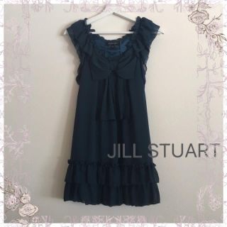 ジルスチュアート(JILLSTUART)の【最終セール！！】JILL STUART リボン ワンピース(ミニワンピース)