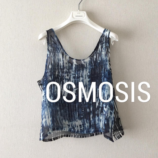 OSMOSIS(オズモーシス)のOSMOSIS総柄ノースリーブブラウス レディースのトップス(シャツ/ブラウス(半袖/袖なし))の商品写真