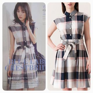 バーバリー(BURBERRY)の2017 新品 ブルーレーベル クレストブリッジ ワンピース(ひざ丈ワンピース)