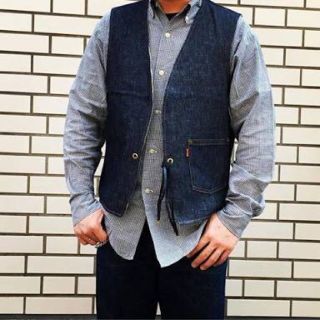 リバーイス　デニムベスト　リバーシブル　Levi's