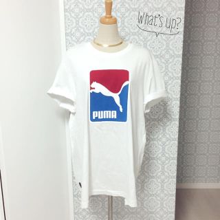 プーマ(PUMA)の【PUMA】コーデュロイロゴTシャツ☆XLサイズ(Tシャツ/カットソー(半袖/袖なし))