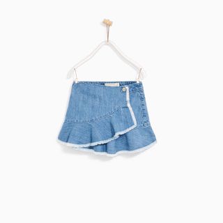 ザラキッズ(ZARA KIDS)のzarakids デニムフレアスカート(スカート)