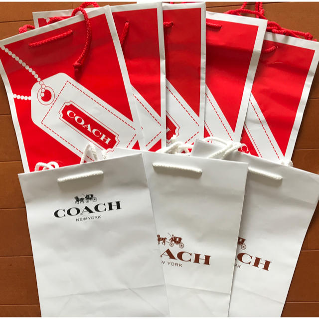 COACH(コーチ)のCOACH ショッパー8枚  まとめ売り レディースのバッグ(ショップ袋)の商品写真