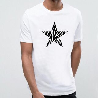 ロンハーマン(Ron Herman)のライズリヴァレンス 11スター ゼブラスター Tシャツ wht(Tシャツ/カットソー(半袖/袖なし))