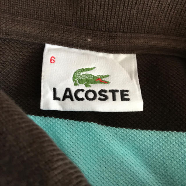 LACOSTE(ラコステ)のUSA古着 ラコステ ボーダーポロシャツ【6】 メンズのトップス(ポロシャツ)の商品写真