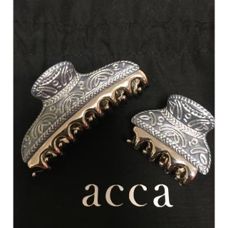 アッカ(acca)の美品★acca 限定クリップ中小セット(バレッタ/ヘアクリップ)