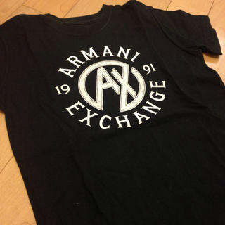 アルマーニエクスチェンジ(ARMANI EXCHANGE)のA/X＊Tシャツ黒(Tシャツ(半袖/袖なし))