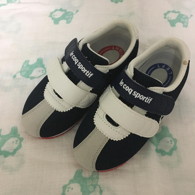 le coq sportif(ルコックスポルティフ)のLE coq sportif キッズ スニーカー 紺 17cm キッズ/ベビー/マタニティのベビー靴/シューズ(~14cm)(スニーカー)の商品写真