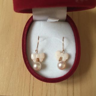 ジュエリーツツミ(JEWELRY TSUTSUMI)のピアス パール リボン 付き(ピアス)