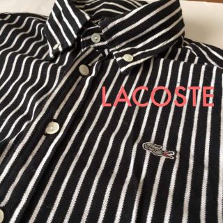 ラコステ(LACOSTE)のLACOSTE ラコステ ストライプシャツ ☆美品☆(シャツ/ブラウス(長袖/七分))