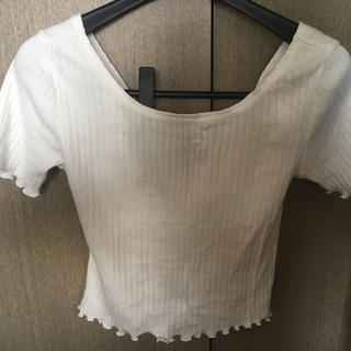 ローズバッド(ROSE BUD)のROSE BUD リブティーシャツ(Tシャツ(半袖/袖なし))