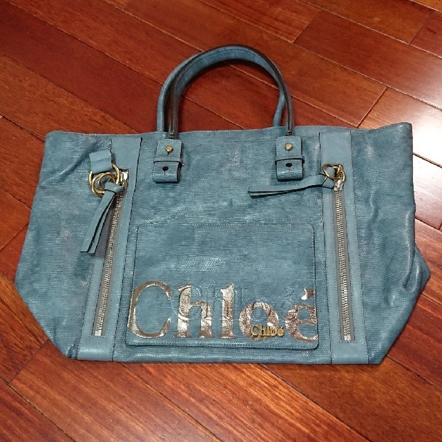 Chloe(クロエ)のクロエ ハンドバッグ オーシャンブルー レディースのバッグ(ハンドバッグ)の商品写真