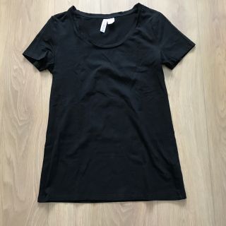 エイチアンドエム(H&M)のH&M 黒無地Tシャツ(Tシャツ(半袖/袖なし))