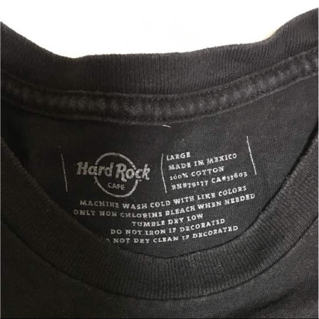 Hard Rock CAFE usedTシャツ ブラック イエロー レディースのトップス(Tシャツ(半袖/袖なし))の商品写真