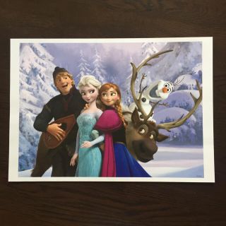 ディズニー(Disney)の【未使用】アナ雪 ディズニーポスター(ポスター)