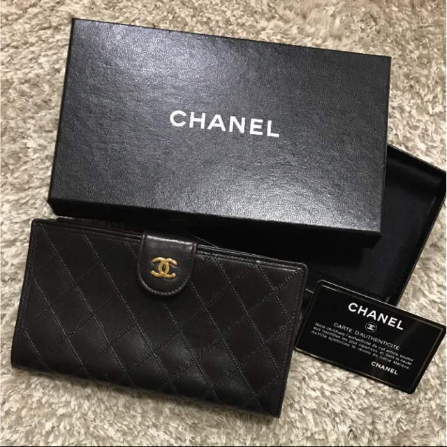 CHANEL(シャネル)のCHANEL シャネル 長財布 がま口 ビコローレ ウォレット ヴィンテージ レディースのファッション小物(財布)の商品写真