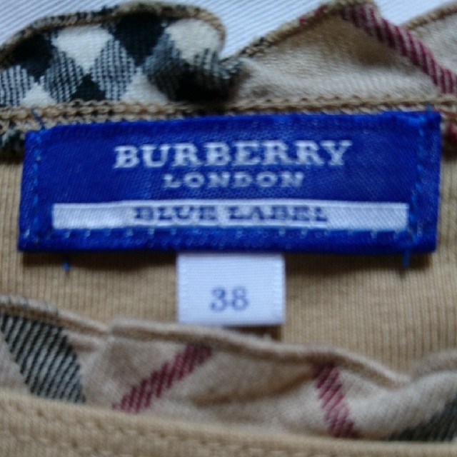 BURBERRY BLUE LABEL(バーバリーブルーレーベル)のバーバリーブルーレーベル☆カットソー レディースのトップス(カットソー(長袖/七分))の商品写真