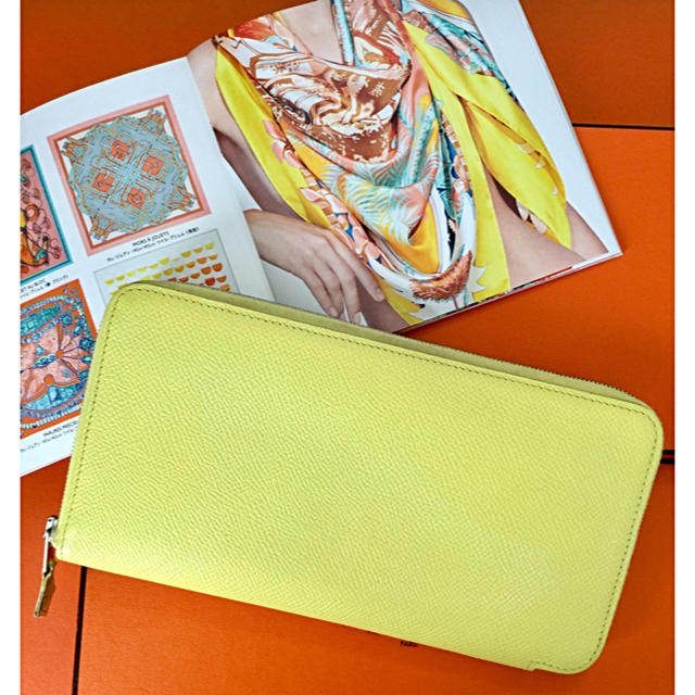 代引き人気 Hermes 美品 エルメス 正規品 アザップロングシルクイン♡ 財布