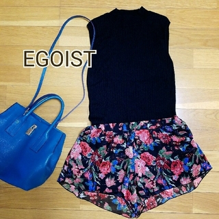 エゴイスト(EGOIST)の1度のみ着用♥フラワーショートパンツ(ショートパンツ)