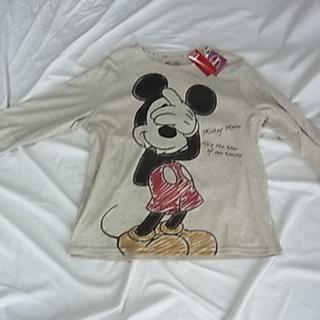 ディズニー(Disney)の大きいサイズ　３Ｌ　ミッキーマウスの7分Ｔシャツ新品(Tシャツ(長袖/七分))